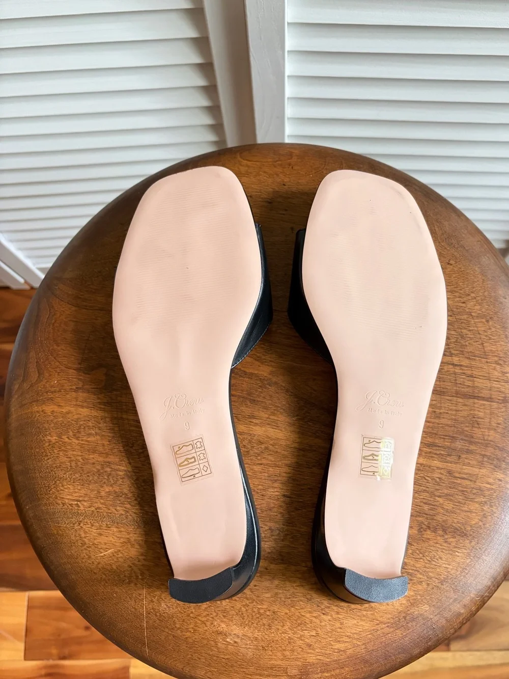 J. Crew Look Lina Kitten-Heel Sandal Black 9